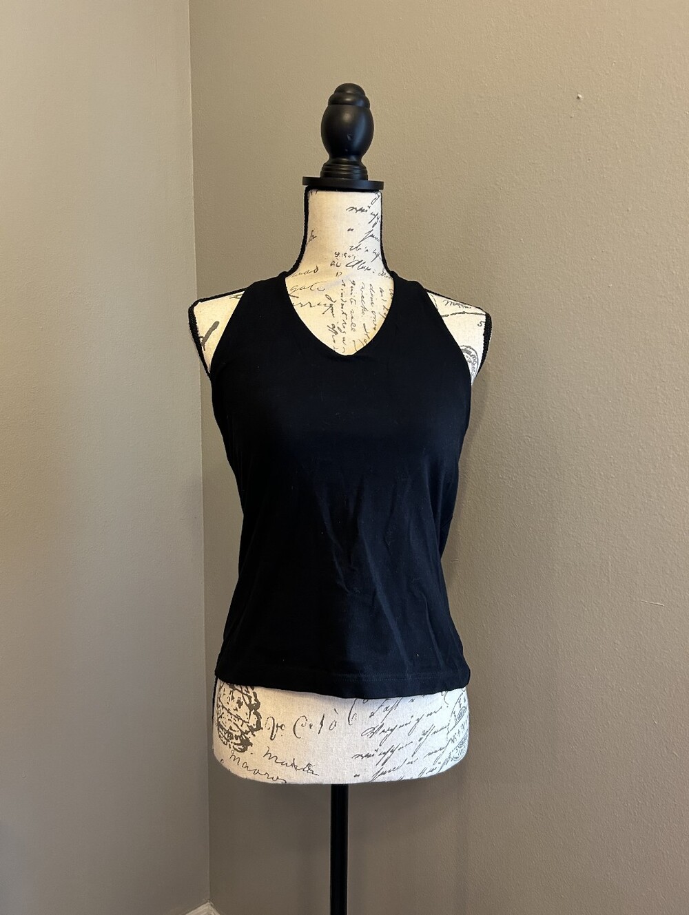 Vintage Eddie Bauer M Black Halter Top